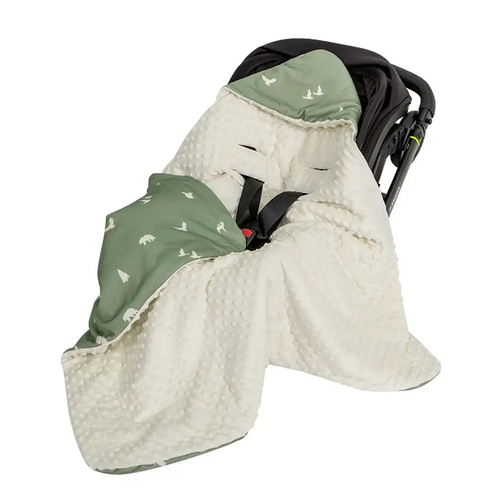 Couverture Bébé Naissance - Vert Foncé