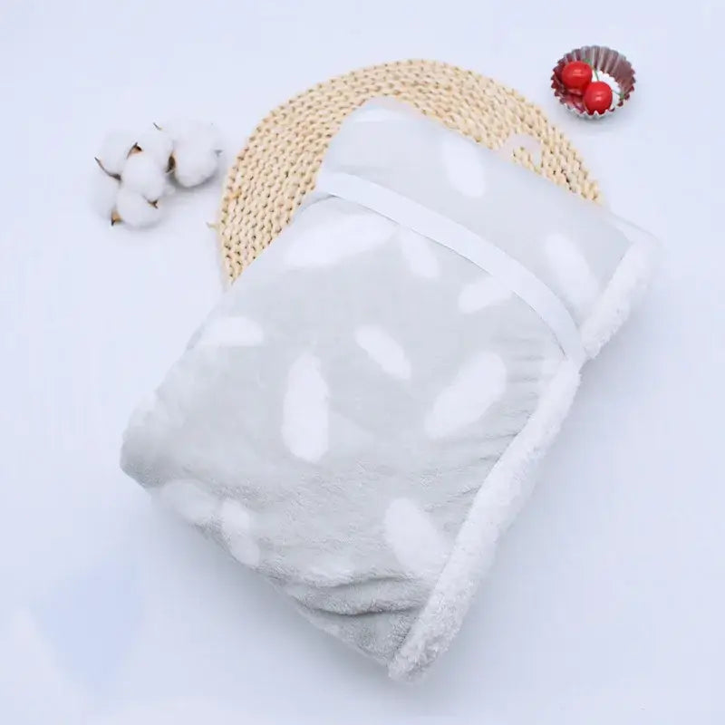 Couverture Bebe Polaire - Gris
