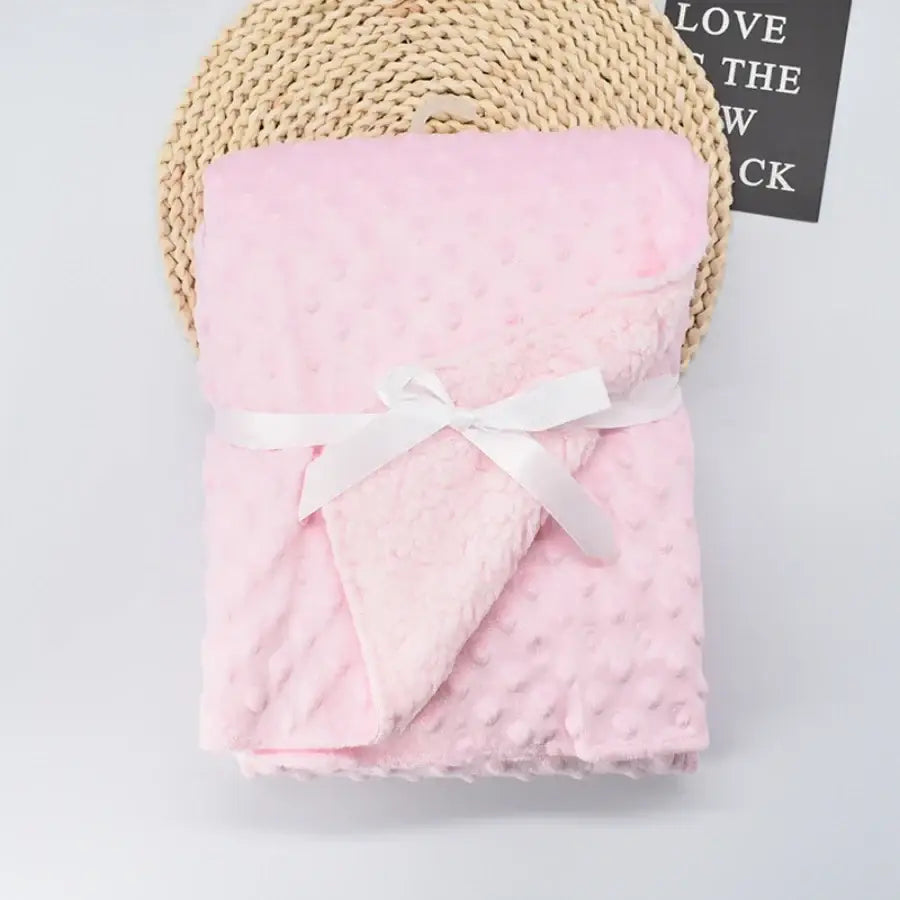 Couverture bébé rose