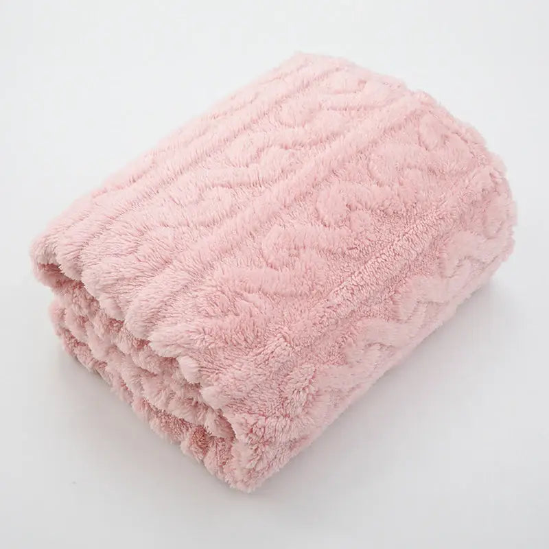 Couverture Bebe Rose Poudré - 70X100cm