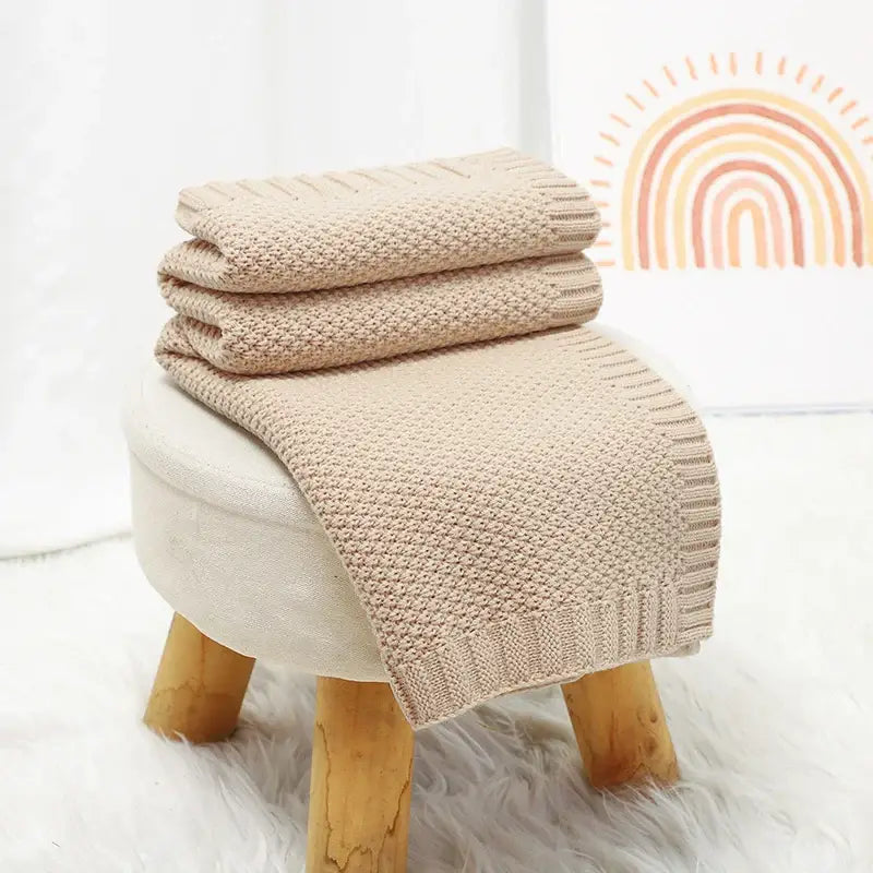 Couverture bébé tricot