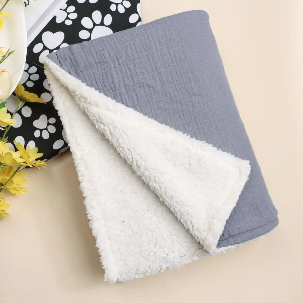 Couverture Bebe Velours - Gris