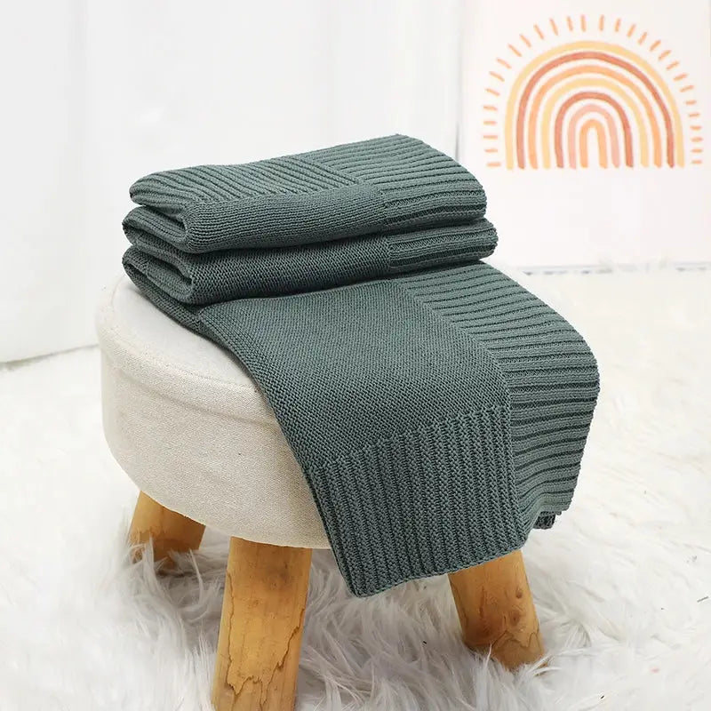 Couverture Bebe Vert