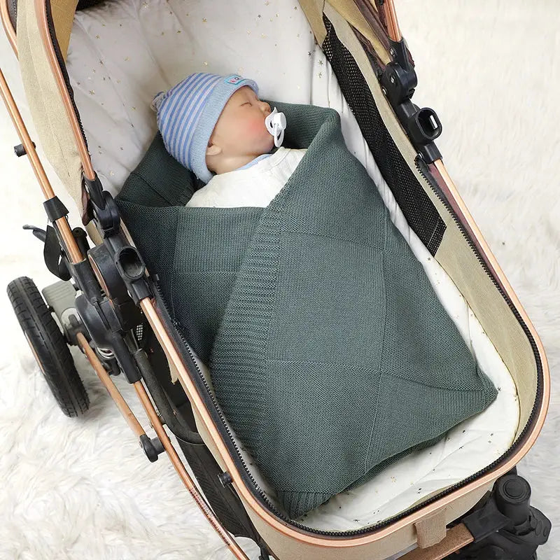 Couverture Bebe Vert