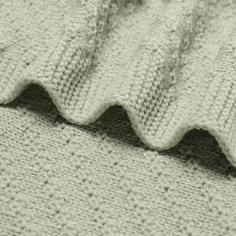 Couverture Bébé Vert Sauge