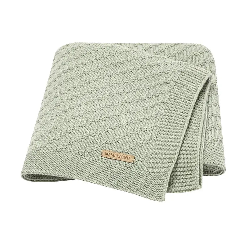 Couverture Bébé Vert Sauge