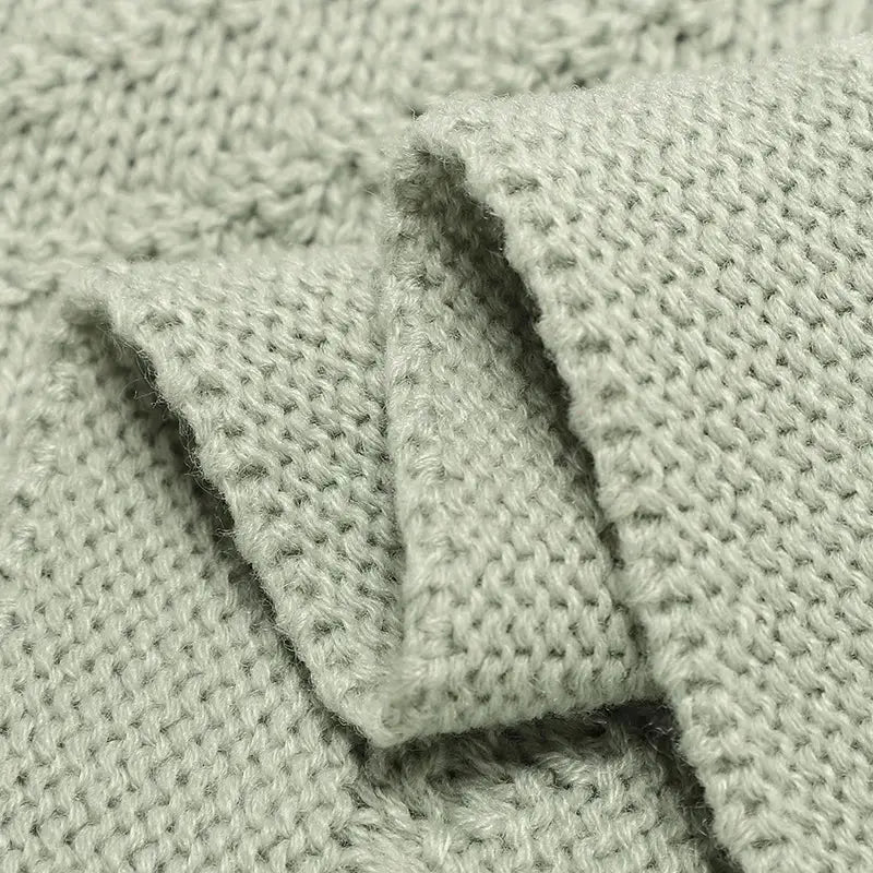 Couverture Bébé Vert Sauge