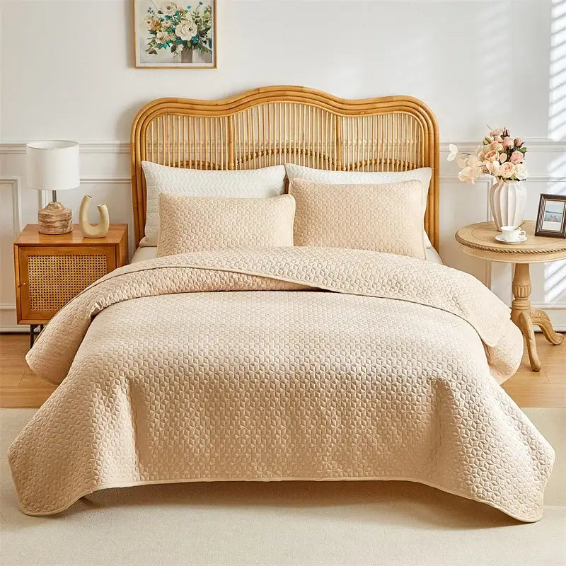 Couverture Beige Lit - 176 X 230cm