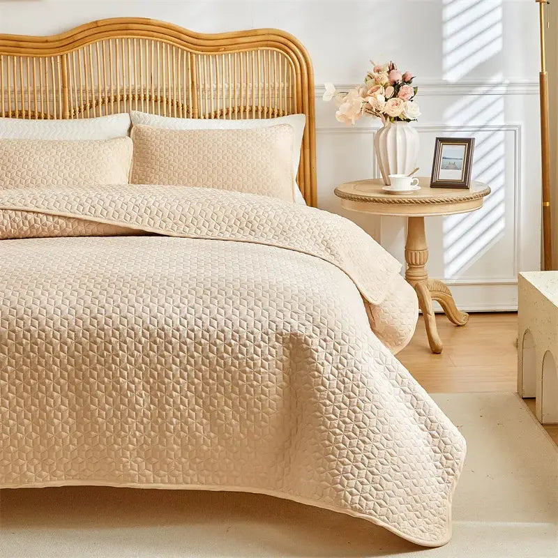 Couverture Beige Lit