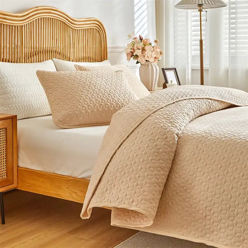 Couverture Beige Lit