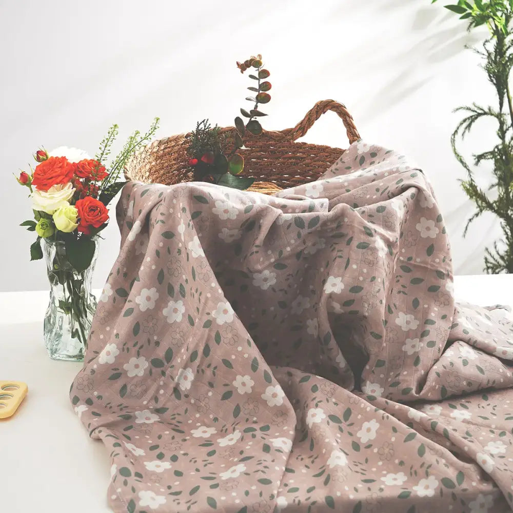Couverture Berceau - Mauve
