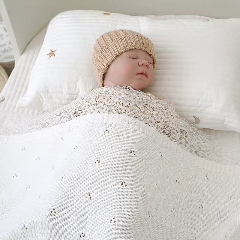 Couverture Blanche Bebe