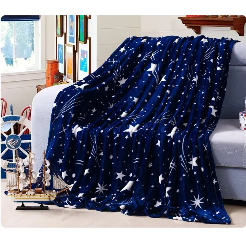 Couverture Bleu Nuit - 120x200cm