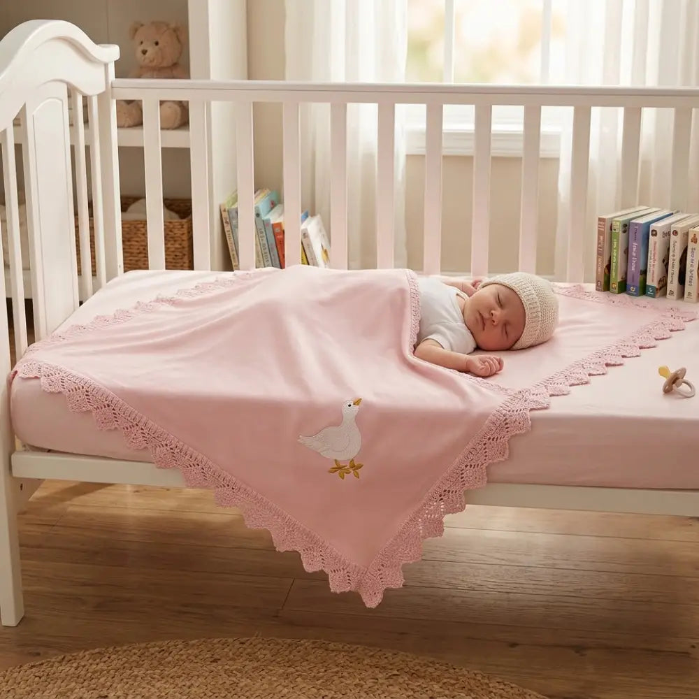 Couverture Brodee pour Bebe