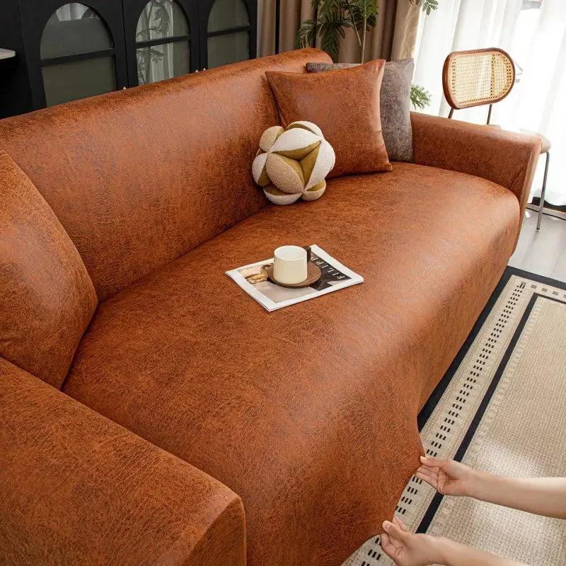 Couverture Canapé 2 Places - Marron
