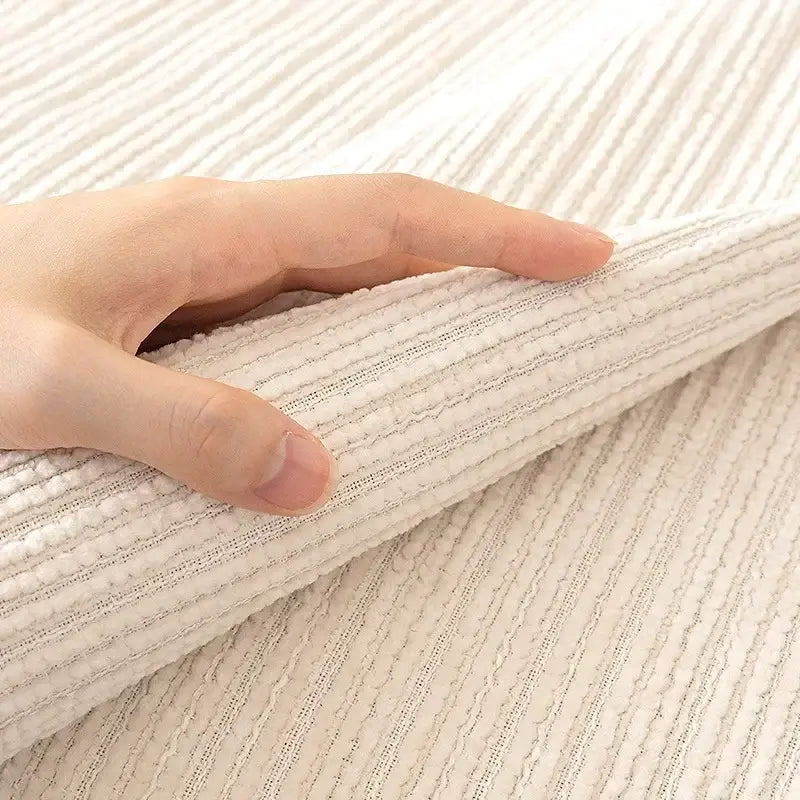 Couverture Canapé Beige