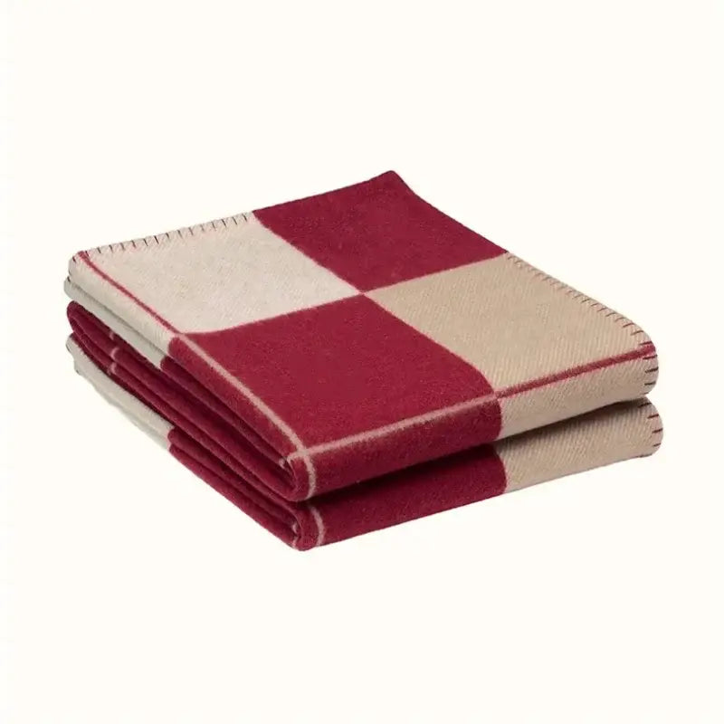 Couverture Carreaux Rouge