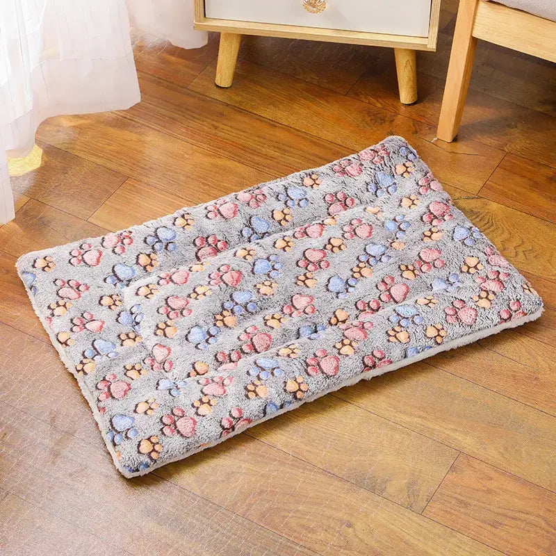 Couverture chat - Brown footprint / L-61x41cm