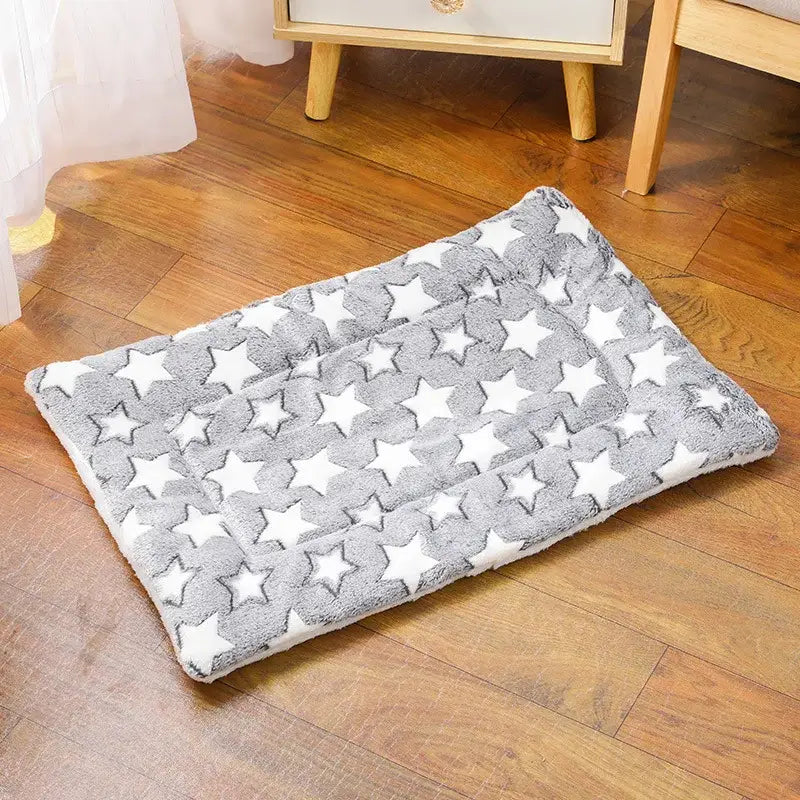 Couverture chat - Gray white star / XXXL-89x68cm
