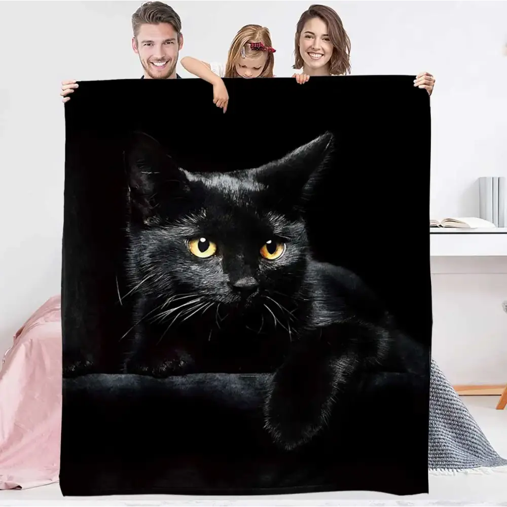 Couverture Chat Noir - 70x100cm