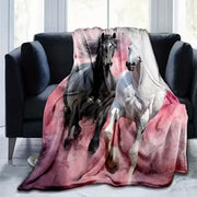 Couverture Cheval Rose