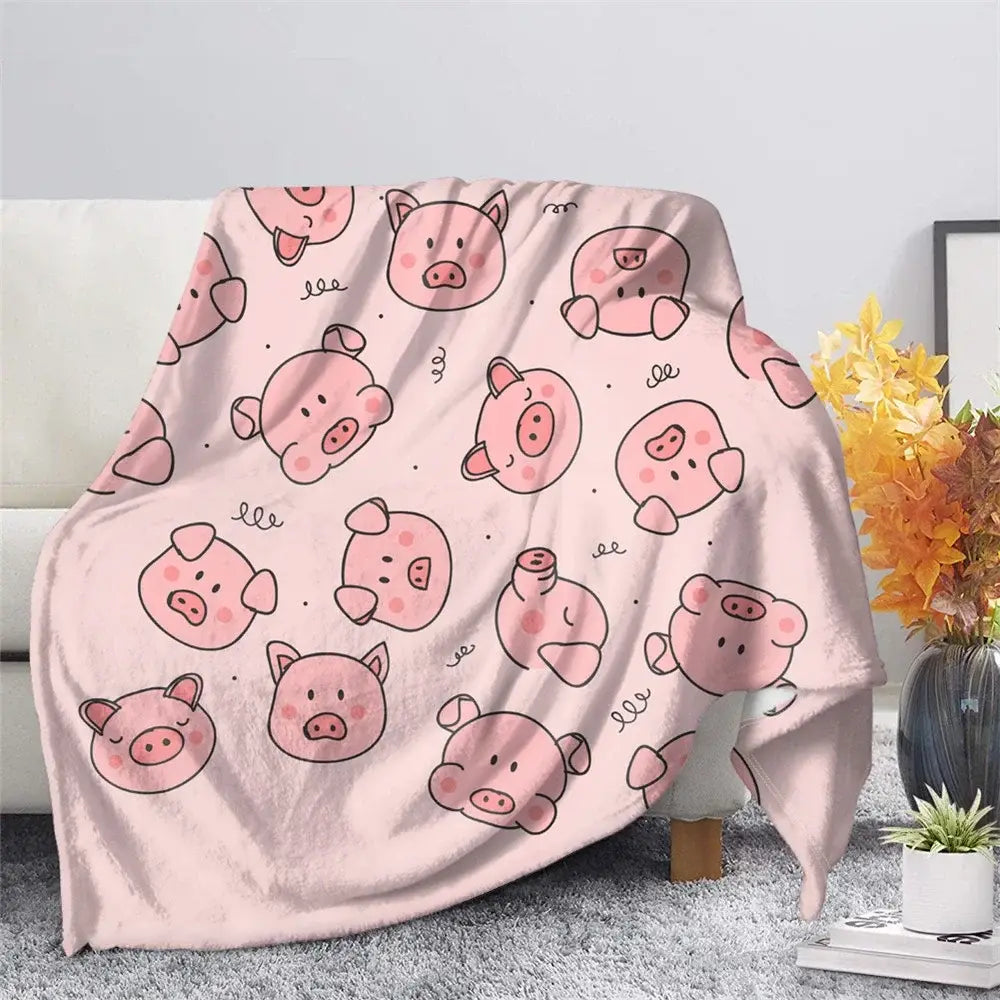 Couverture Cochon - 100X130cm