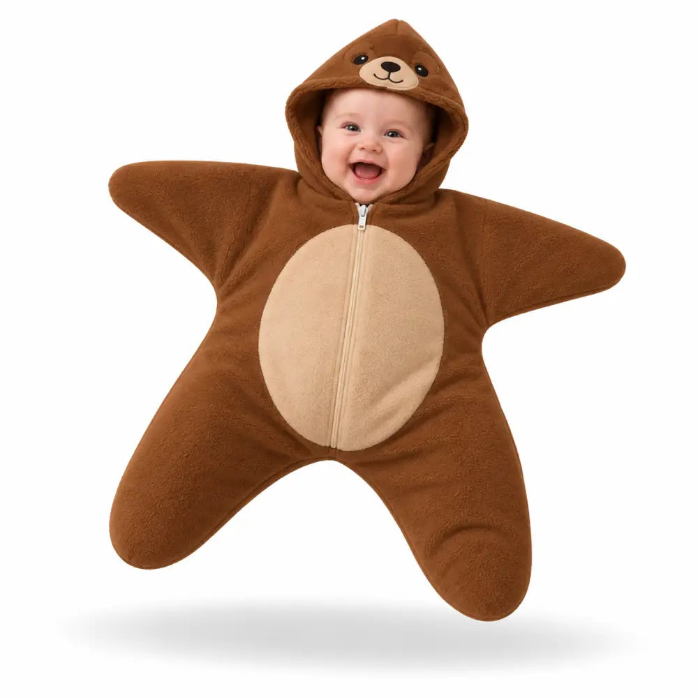 Couverture Combinaison Bebe - Marron