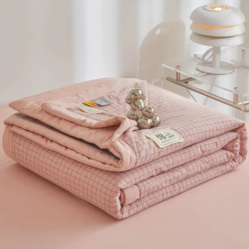 Couverture Cosy Ete - Rose / 150x200cm