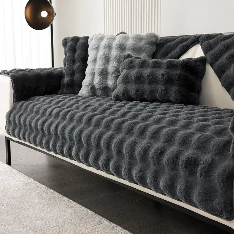 Couverture Couvre Canapé - Gris Foncé / 70x70cm