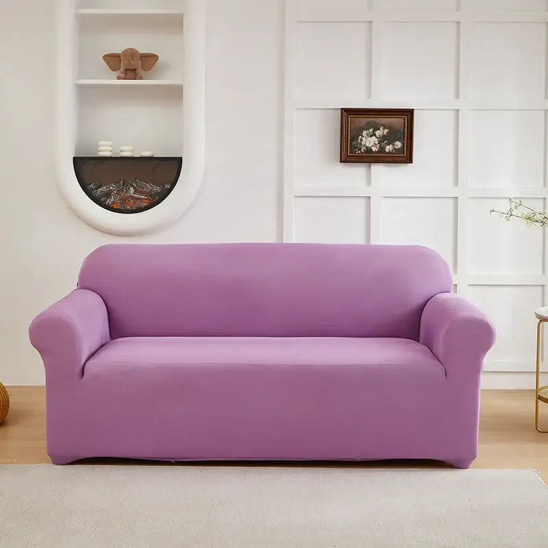 Couverture de Canapé Extensible - Rose / 1 Place