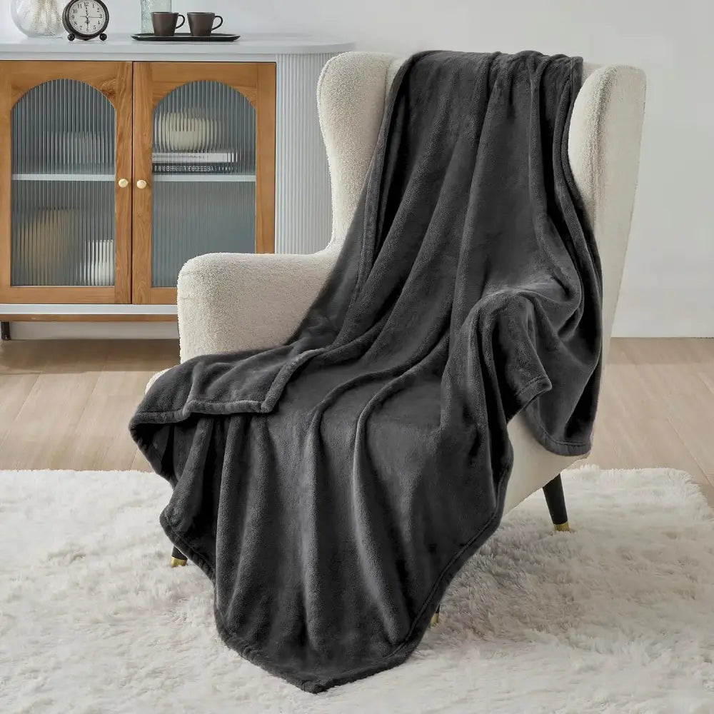 Couverture de Lit Noir - 70x100cm