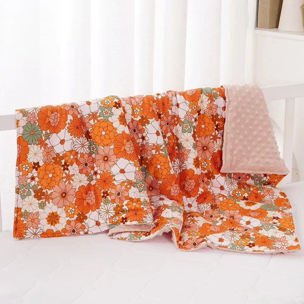 Couverture de Lit pour Bebe - Orange