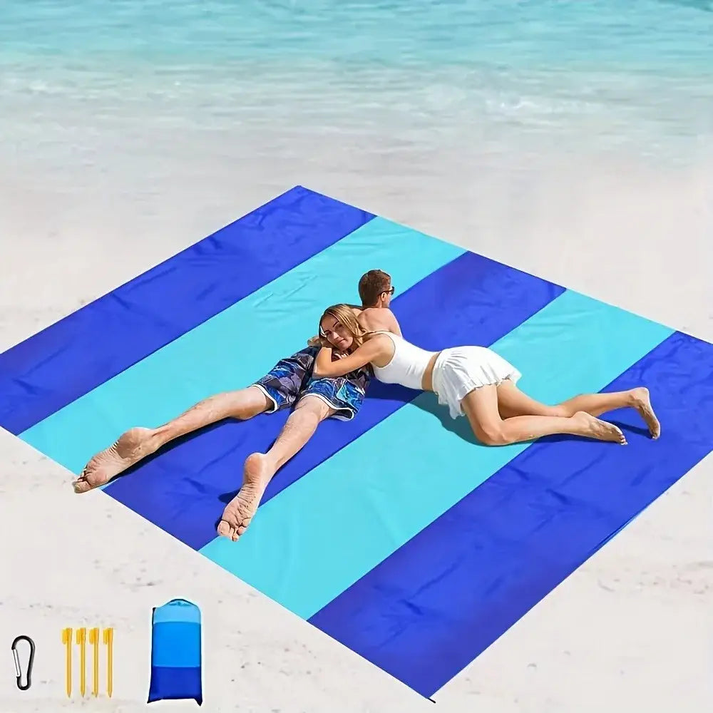 Couverture de Plage XXL - Bleu