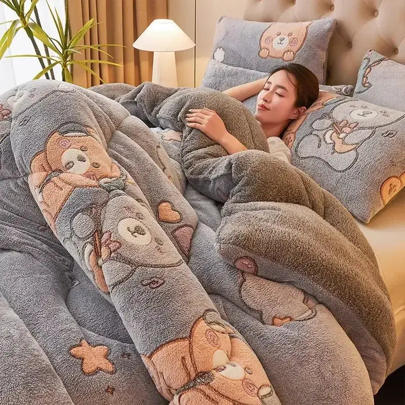 Couverture Double Face Polaire et Sherpa