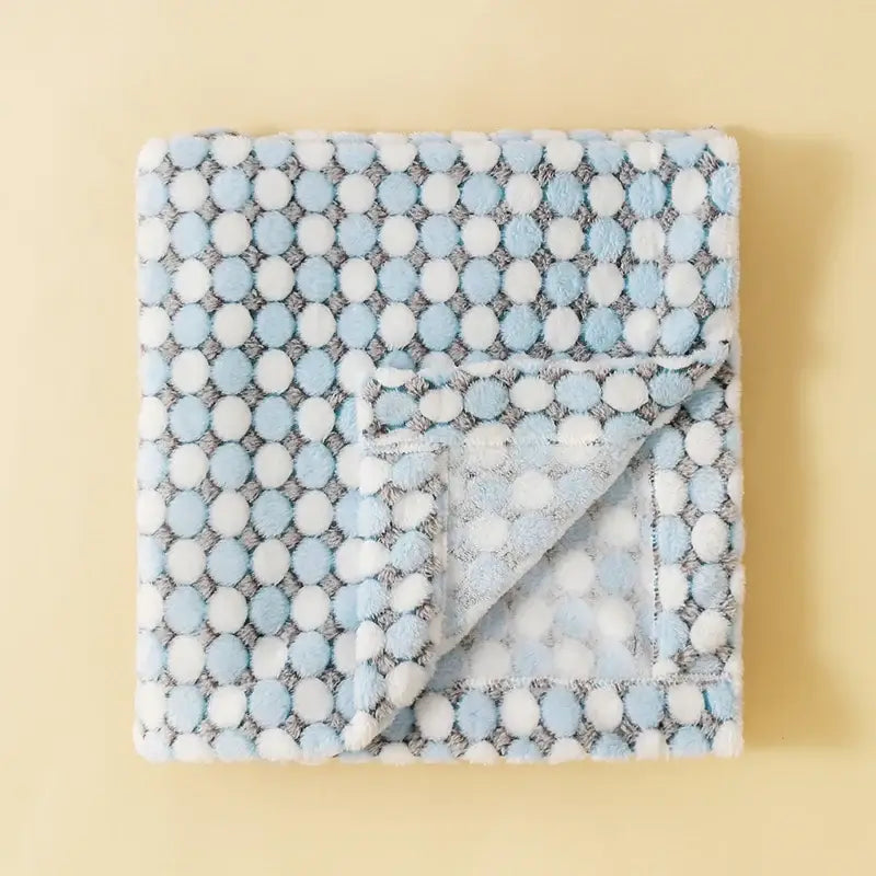 Couverture Douce Bebe - Bleu