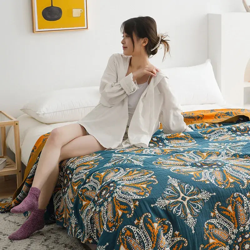 Couverture en Gaze de Coton Adulte