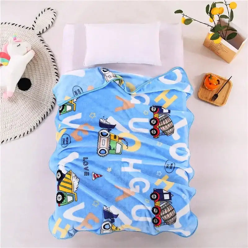 Couverture Enfant Maternelle - Bleu
