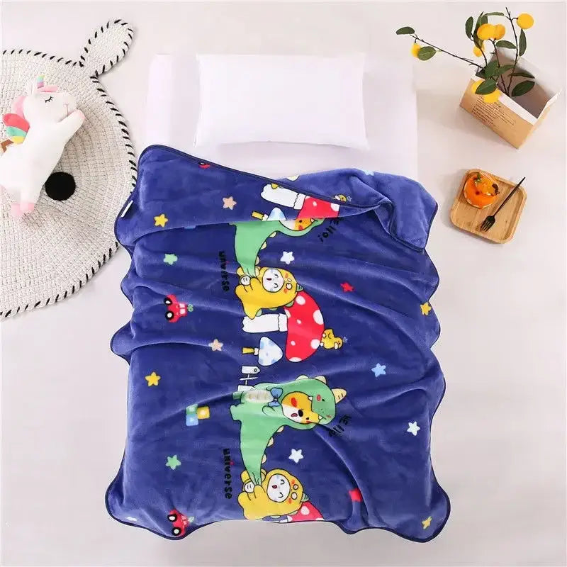 Couverture Enfant Maternelle - Bleu Foncé