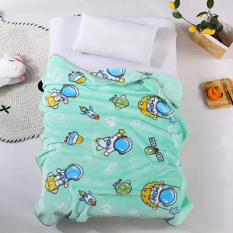 Couverture Enfant Maternelle - Vert Clair