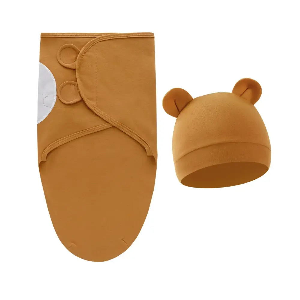 Couverture Enveloppante Bebe - Camel