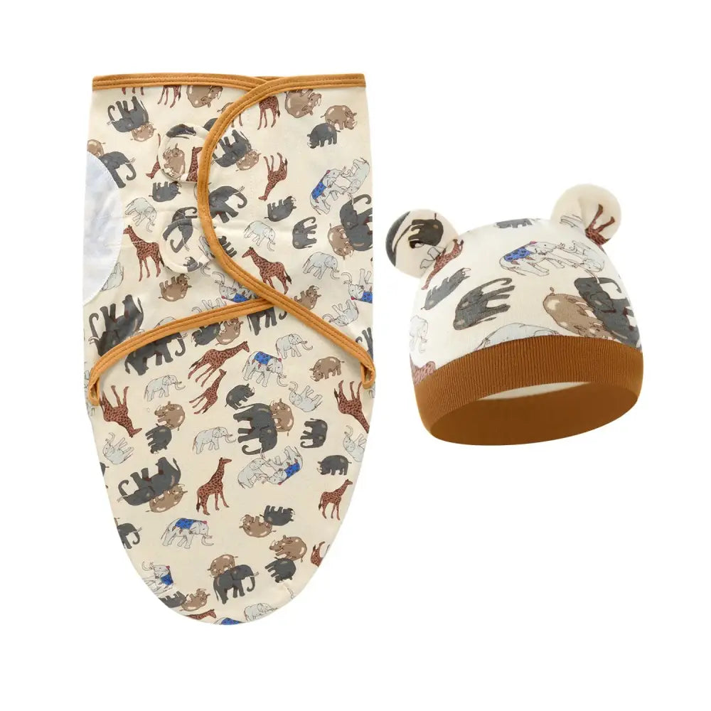 Couverture Enveloppante Bebe - Zoo