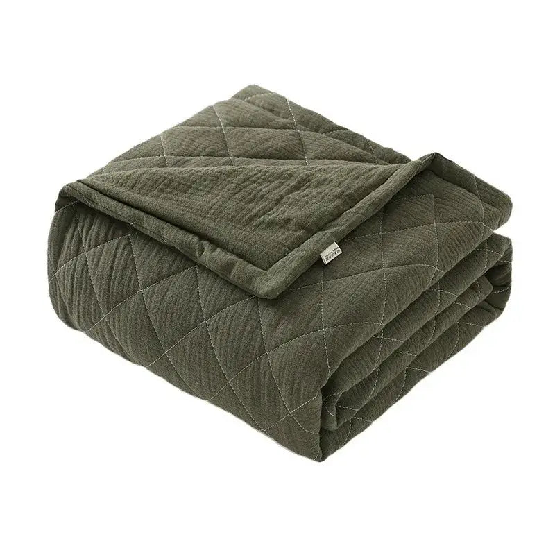 Couverture Epaisse Bebe - Vert Foncé