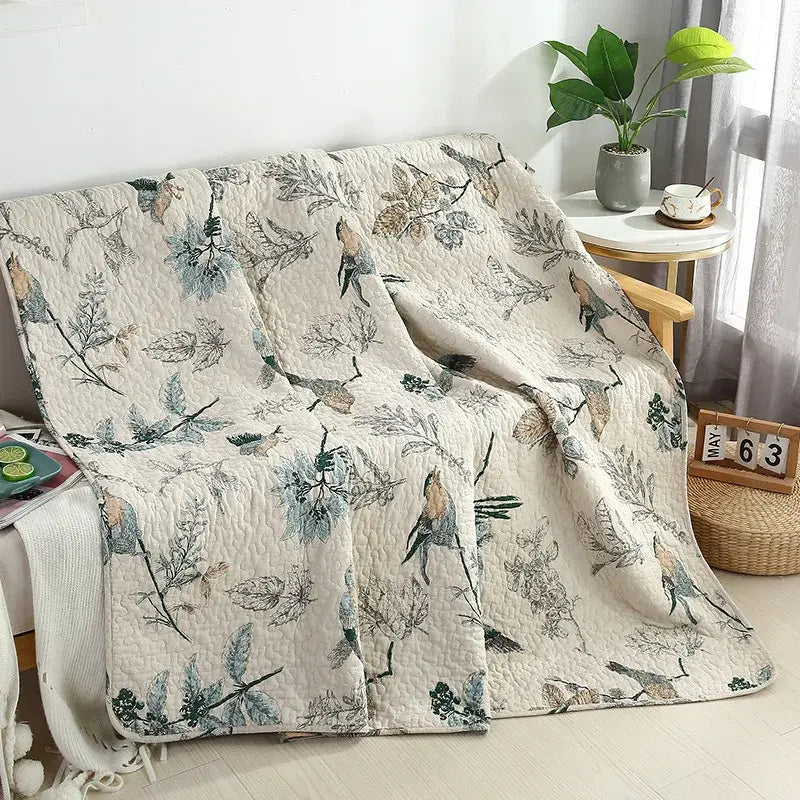 Couverture Epaisse pour Canapé - Blanc