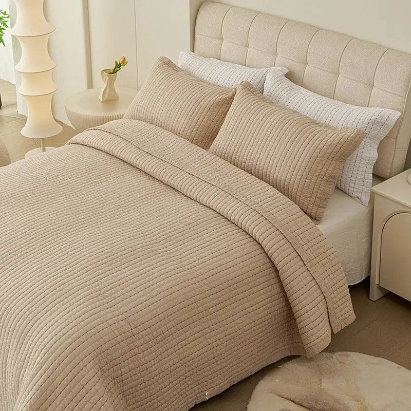 Couverture Ete 240x260 - Beige