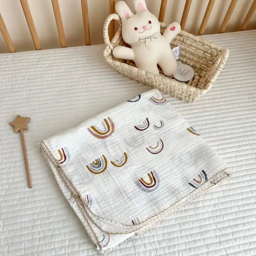 Couverture Ete Bebe - Blanc