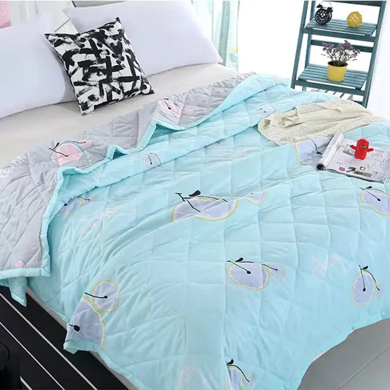 Couverture Ete Enfant - Bleu Clair / 90x140cm