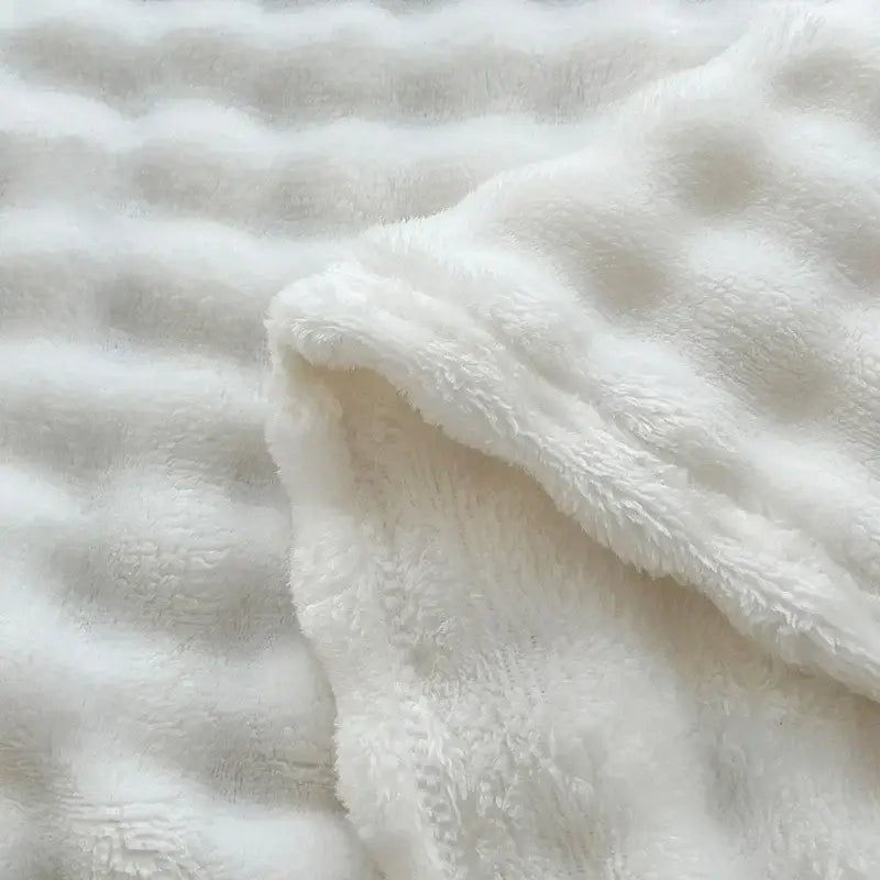 Couverture fausse fourrure