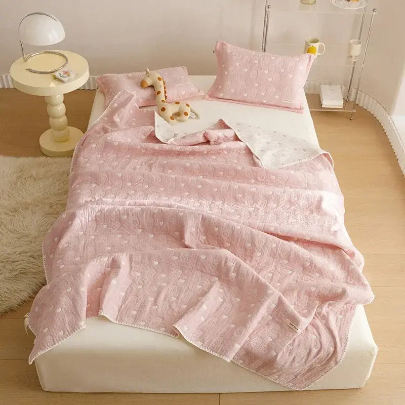 Couverture Fillette - Rose / 120x150cm