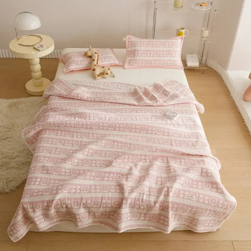 Couverture Fillette - Rose Clair / 120x150cm