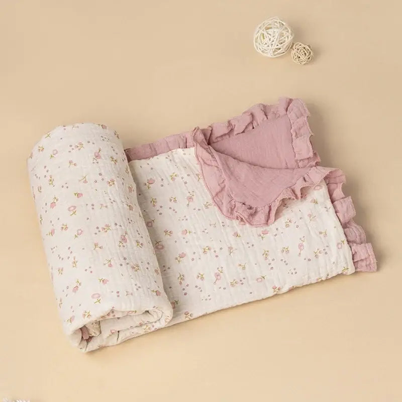 Couverture Fine Bebe - Mauve